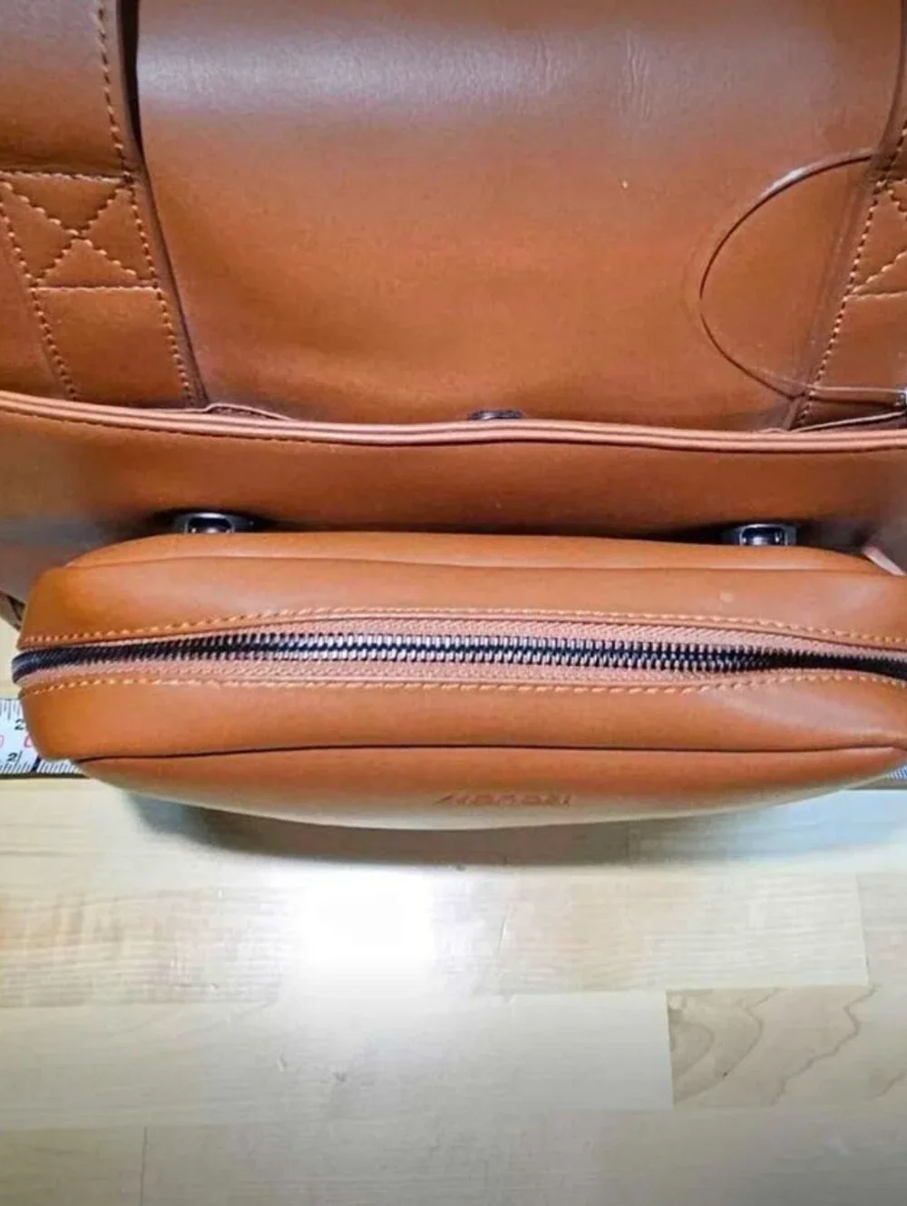 Monos Metro Duffel with QuickSnap Metro Kit - Saddle Tan Vegan Leather